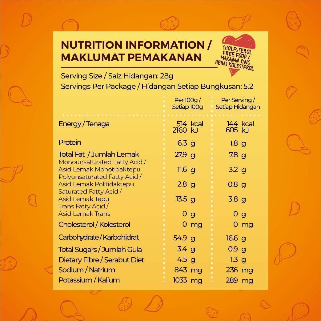 Mister Potato Crisps Hot Spicy G