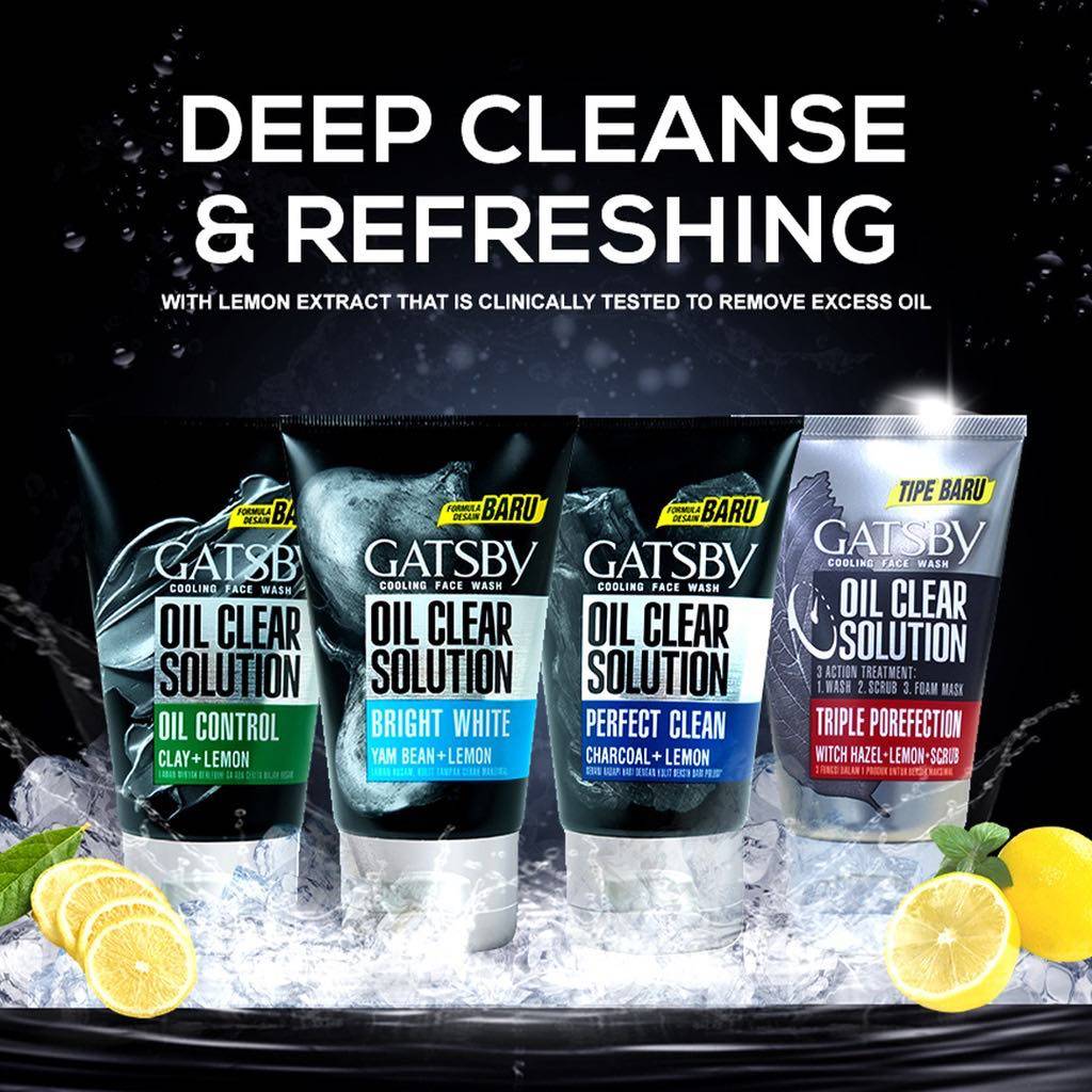 Gatsby Cooling Face Wash Triple Porefection 100g [6595]