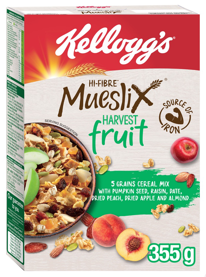Kellogg's Mueslix Harvest Fruit Cereal 355g [6256]
