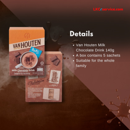 Van Houten 3in1 Milk Chocolate Drink (5'sX28g) [0013]
