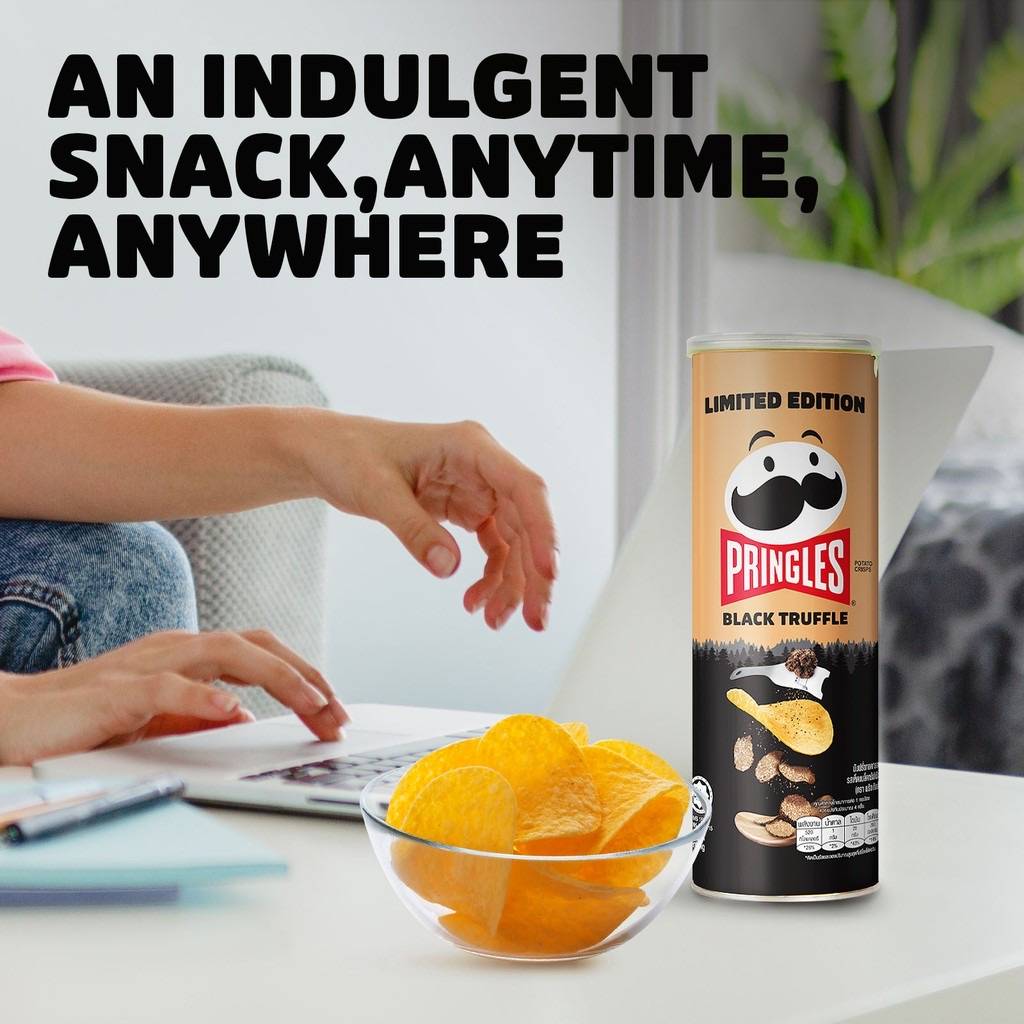 *Limited* Pringles Potato Crisps Chips Black Truffle 97g