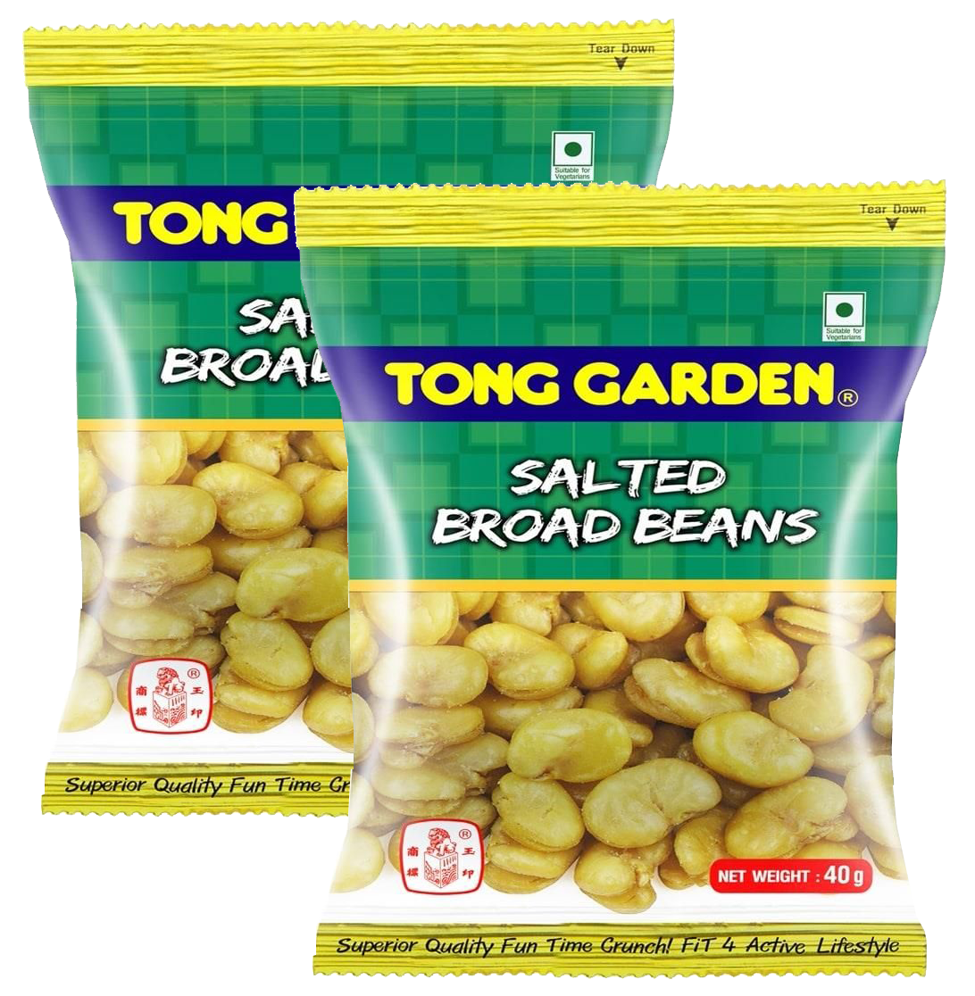 Tong Garden Salted Broad Bean without Skin 2x(40g) [0501]