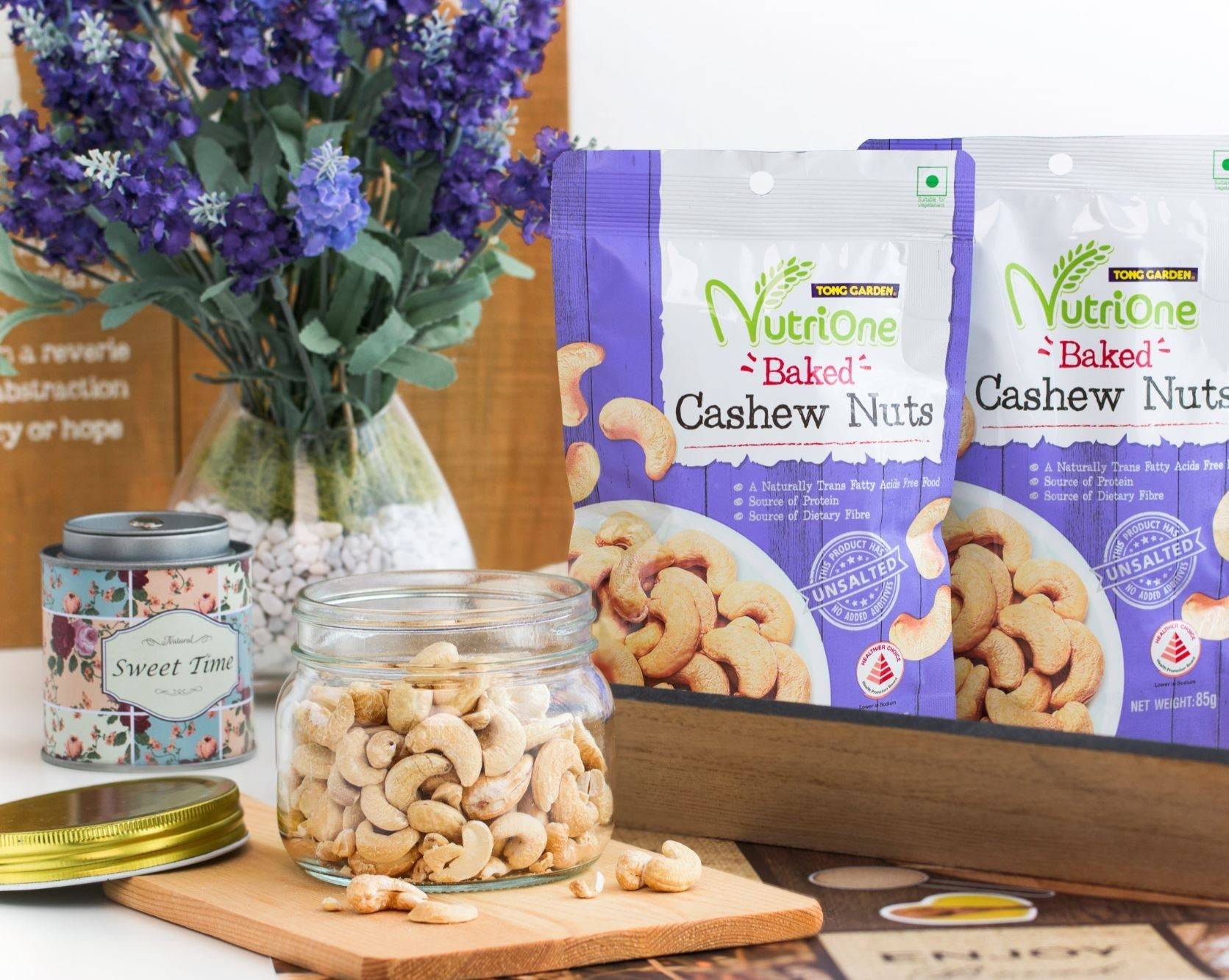 Tong Garden Nutrione Baked Cashew Nuts 85g [4060]