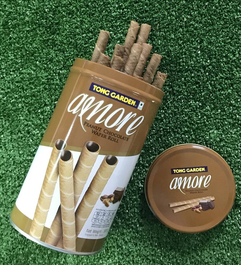 Amore Wafer Rolls Peanut Chocolate 300g [4350]