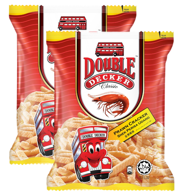 Double Decker Prawn Cracker 2x60g