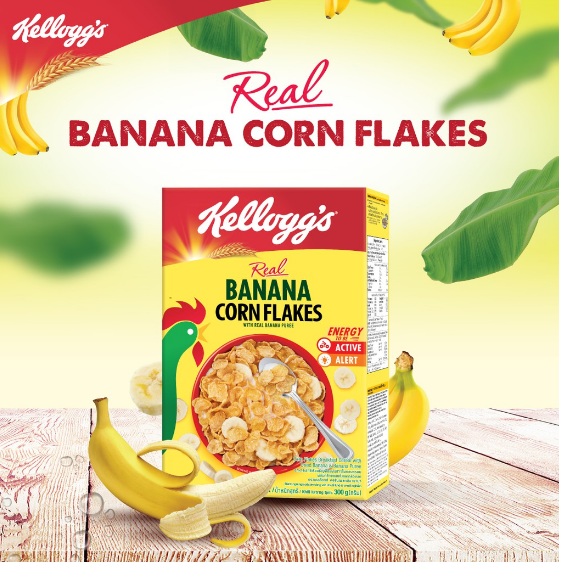 Kellogg's Banana Corn Flakes 300g
