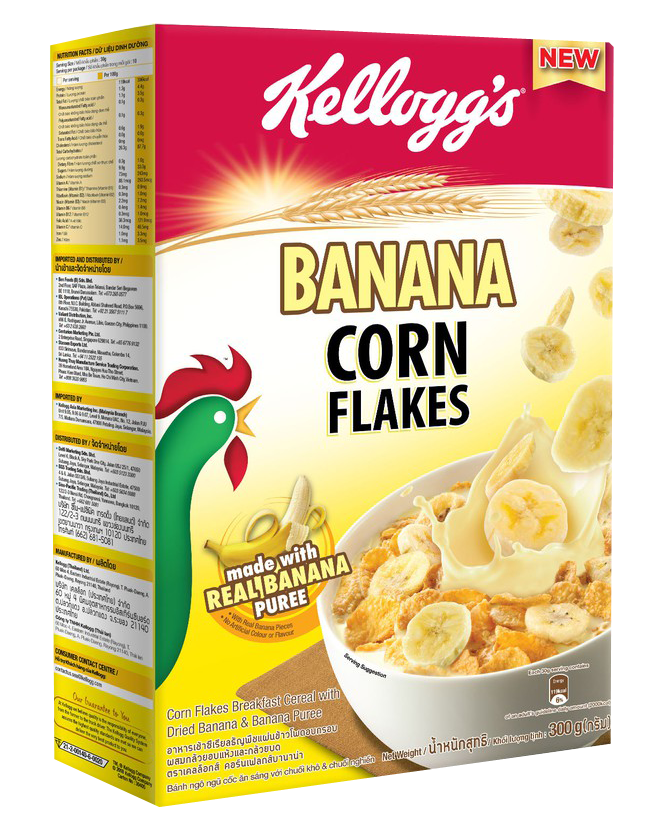 Kellogg's Banana Corn Flakes 300g