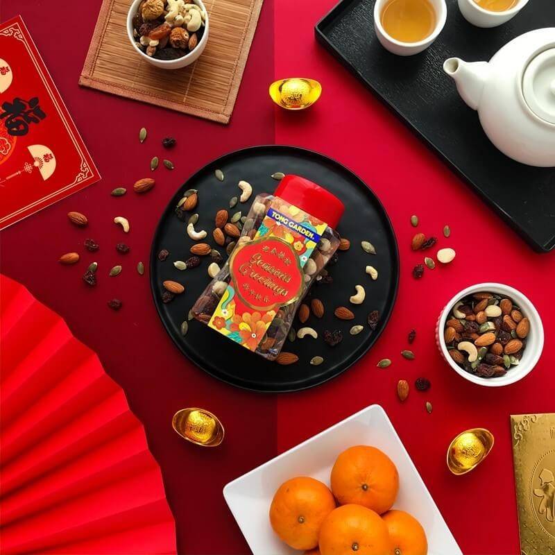 CNY Tong Garden Baked Nuts and Berry Mix (Canister) 450g