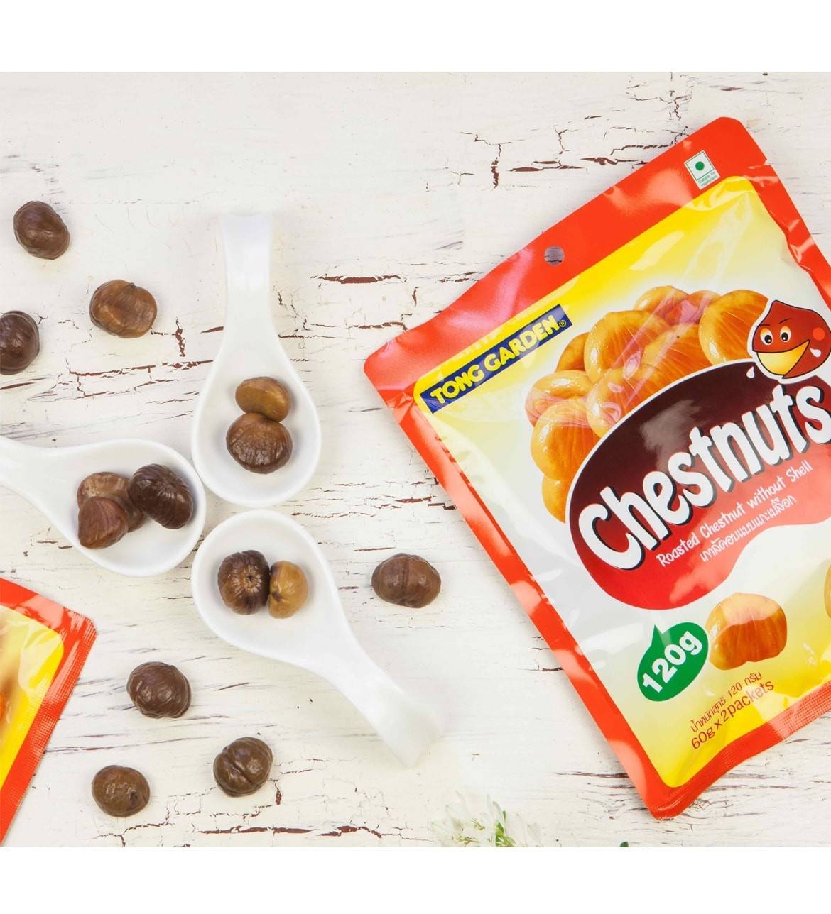 Tong Garden Organic Roasted Chestnuts without Shell 300g [5920]