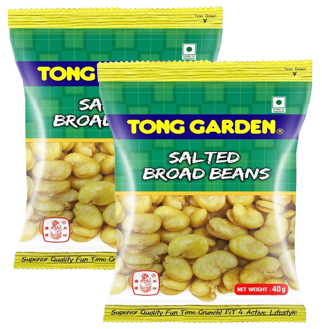 Tong Garden Salted Broad Bean without Skin 2x(40g) [0501]